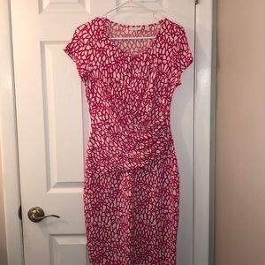 Pink and white, spring dress